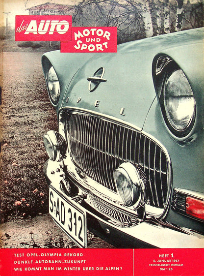 Auto Motor und Sport 01/1957