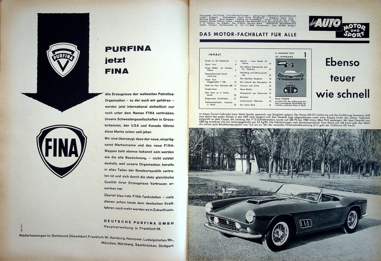Auto Motor und Sport 01/1959