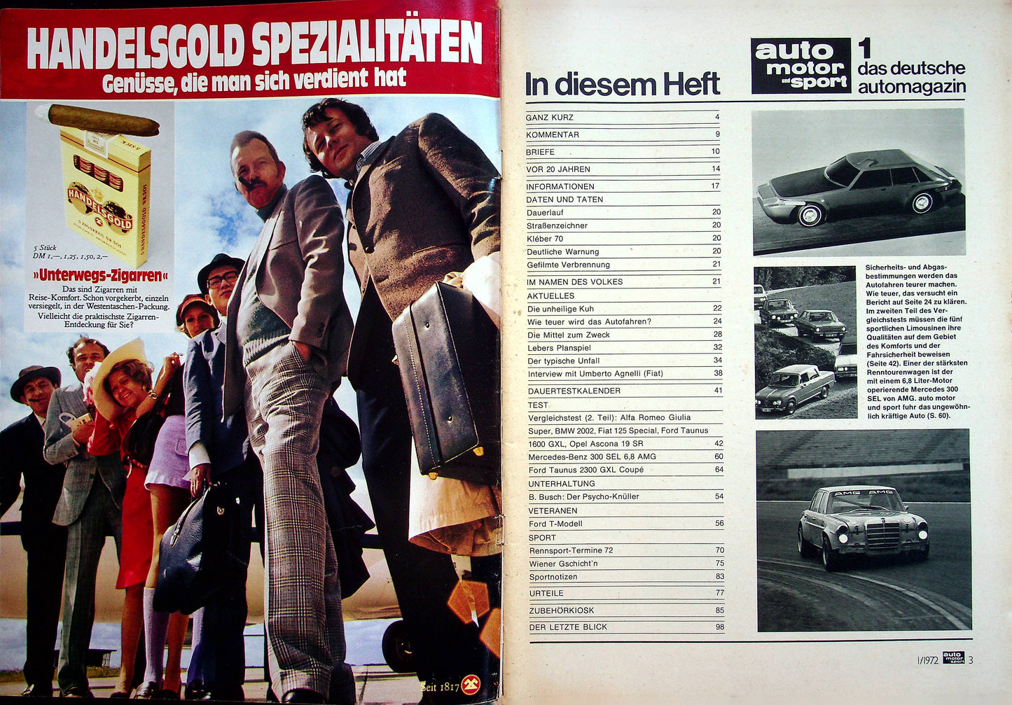 Auto Motor und Sport 01/1972
