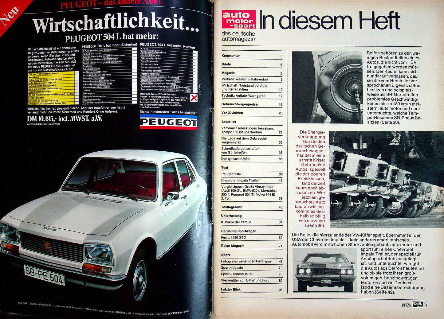 Auto Motor und Sport 01/1974