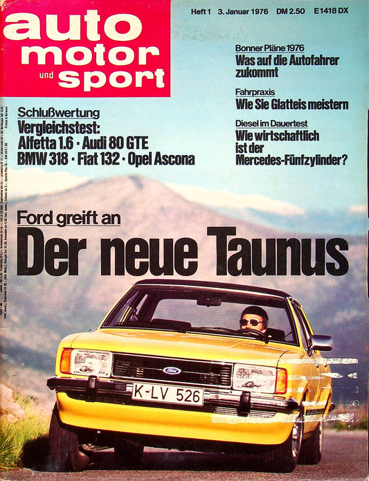 Auto Motor und Sport 01/1976