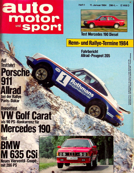 Auto Motor und Sport 01/1984