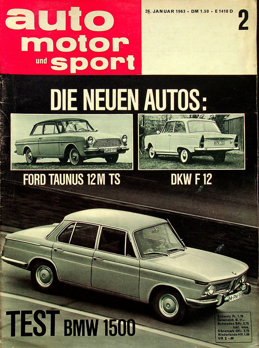 Auto Motor und Sport 02/1963