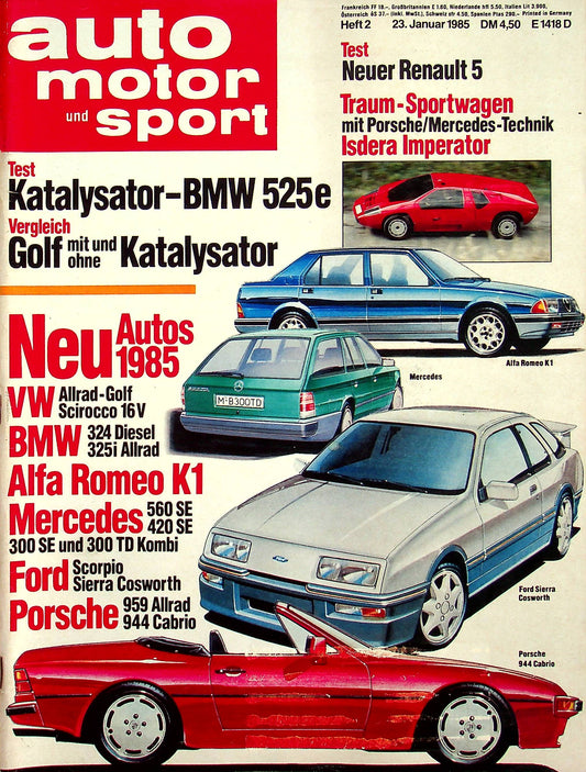Auto Motor und Sport 02/1985