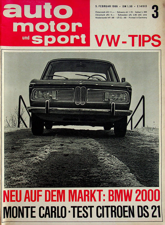 Auto Motor und Sport 03/1966