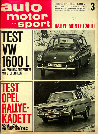 Auto Motor und Sport 03/1967