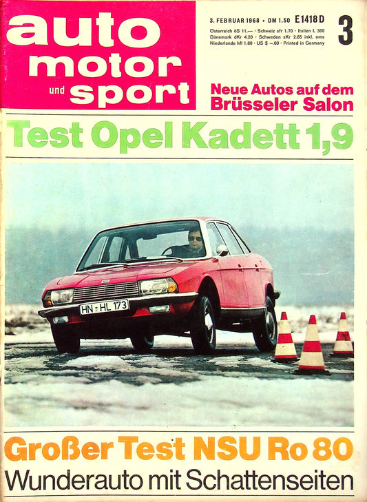 Auto Motor und Sport 03/1968