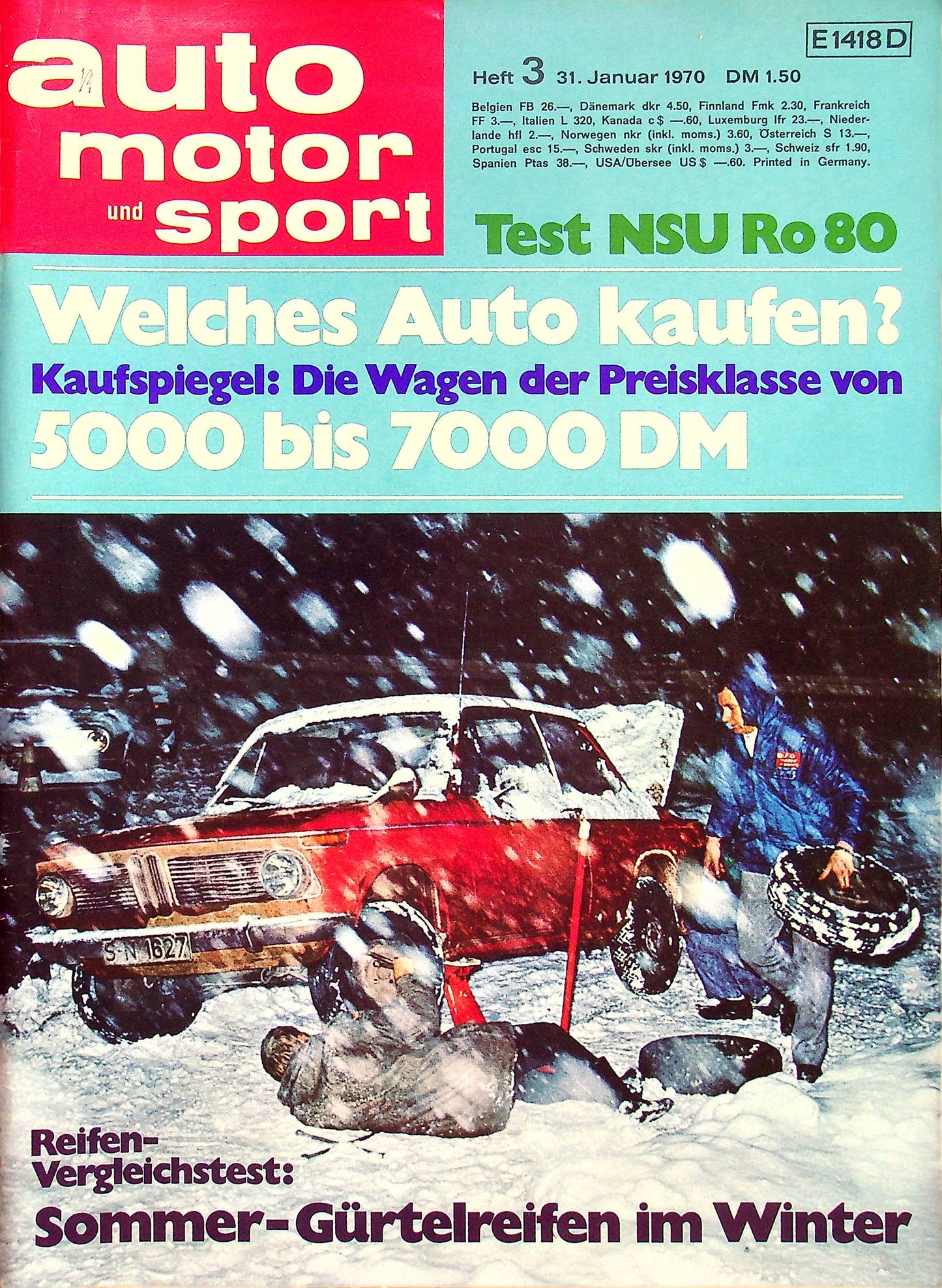 Auto Motor und Sport 03/1970