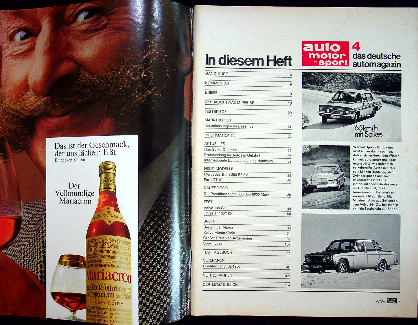 Auto Motor und Sport 04/1971