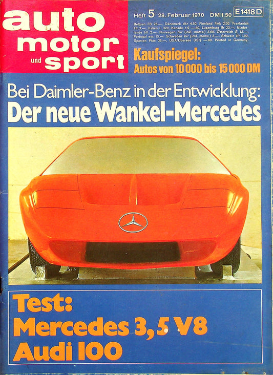 Auto Motor und Sport 05/1970