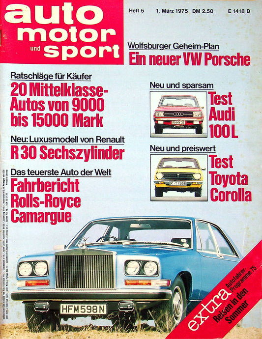 Auto Motor und Sport 05/1975