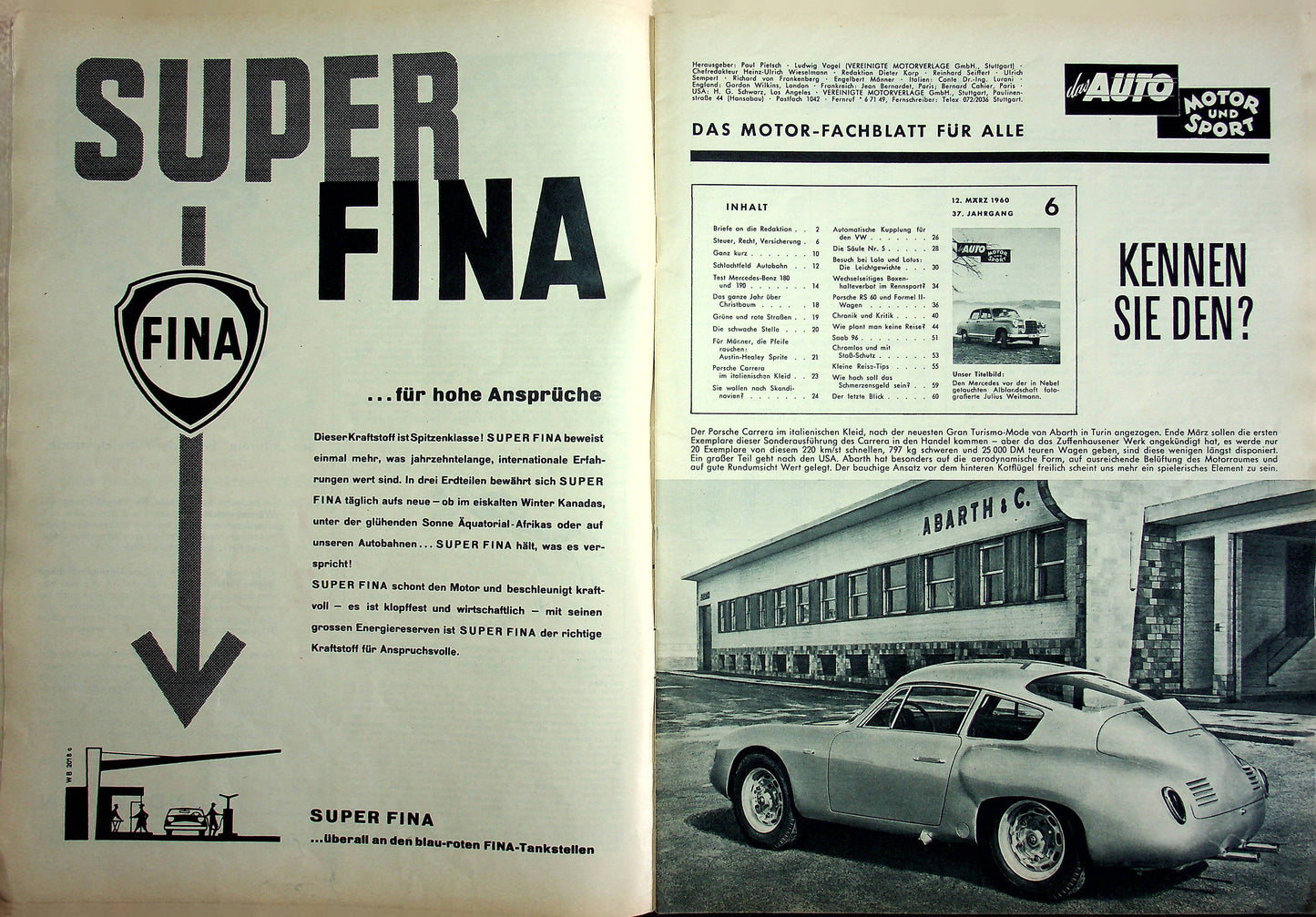 Auto Motor und Sport 06/1960