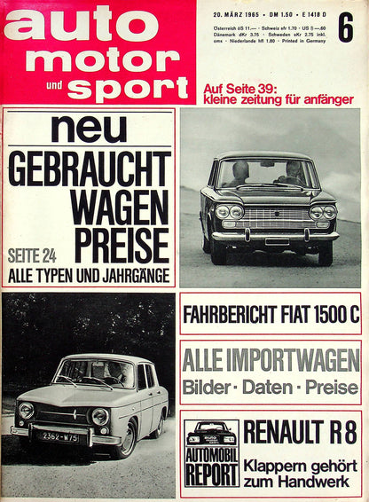 Auto Motor und Sport 06/1965