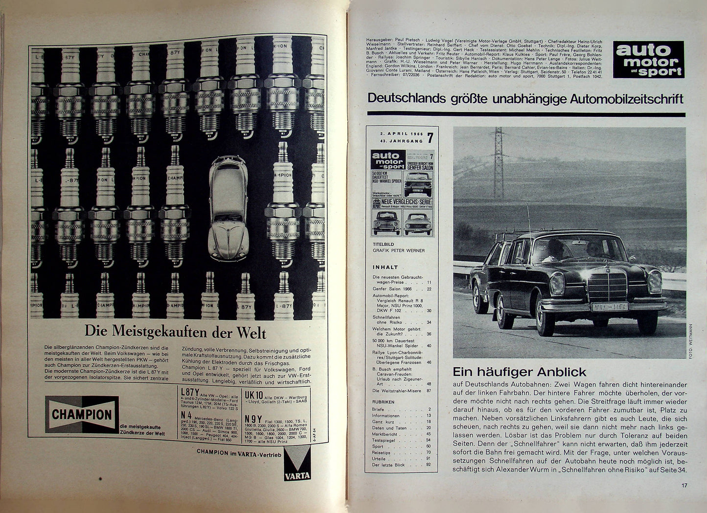 Auto Motor und Sport 07/1966