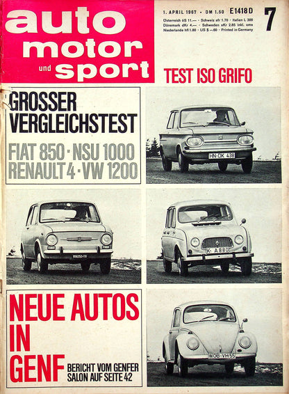 Auto Motor und Sport 07/1967