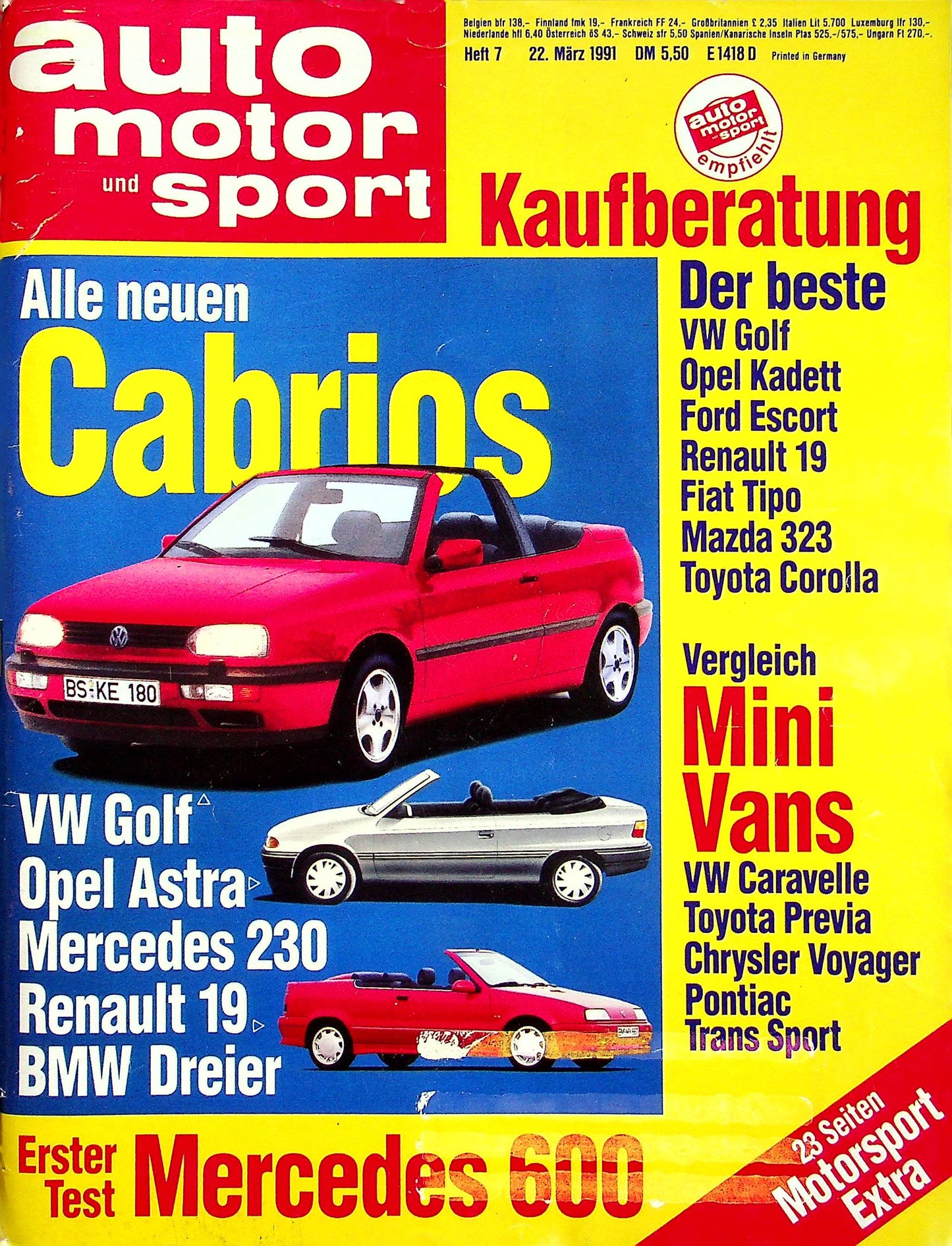Auto Motor und Sport 07/1991