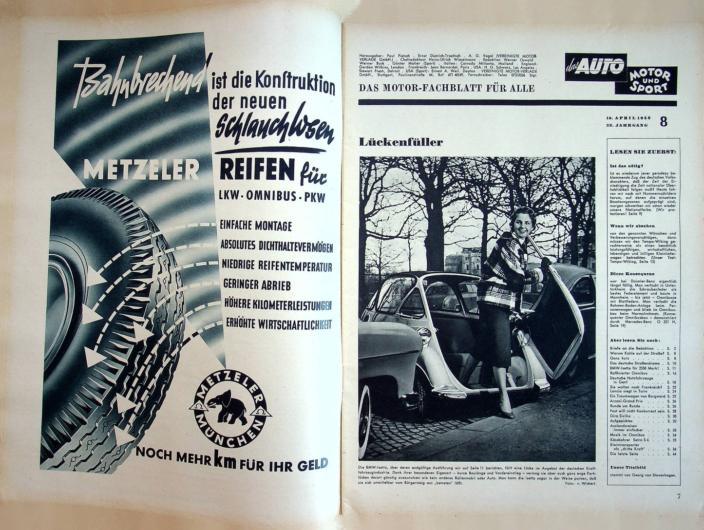 Auto Motor und Sport 08/1955