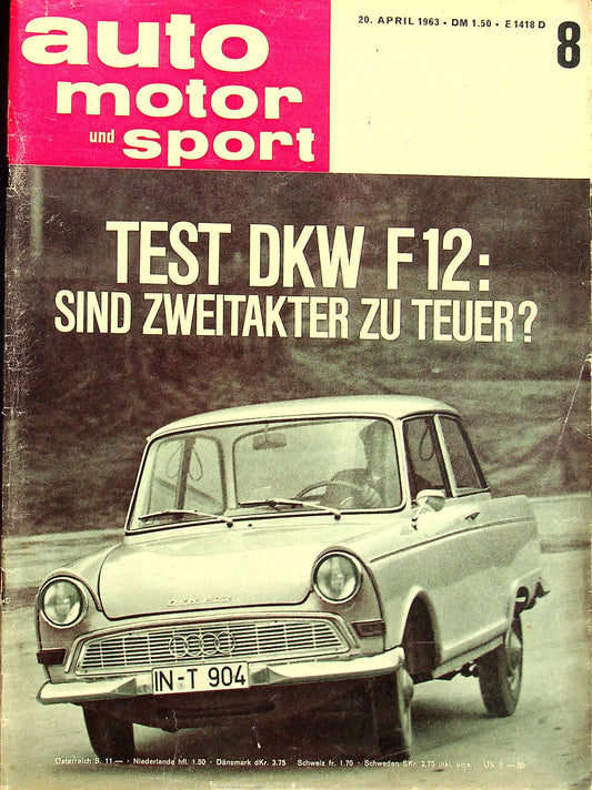 Auto Motor und Sport 08/1963