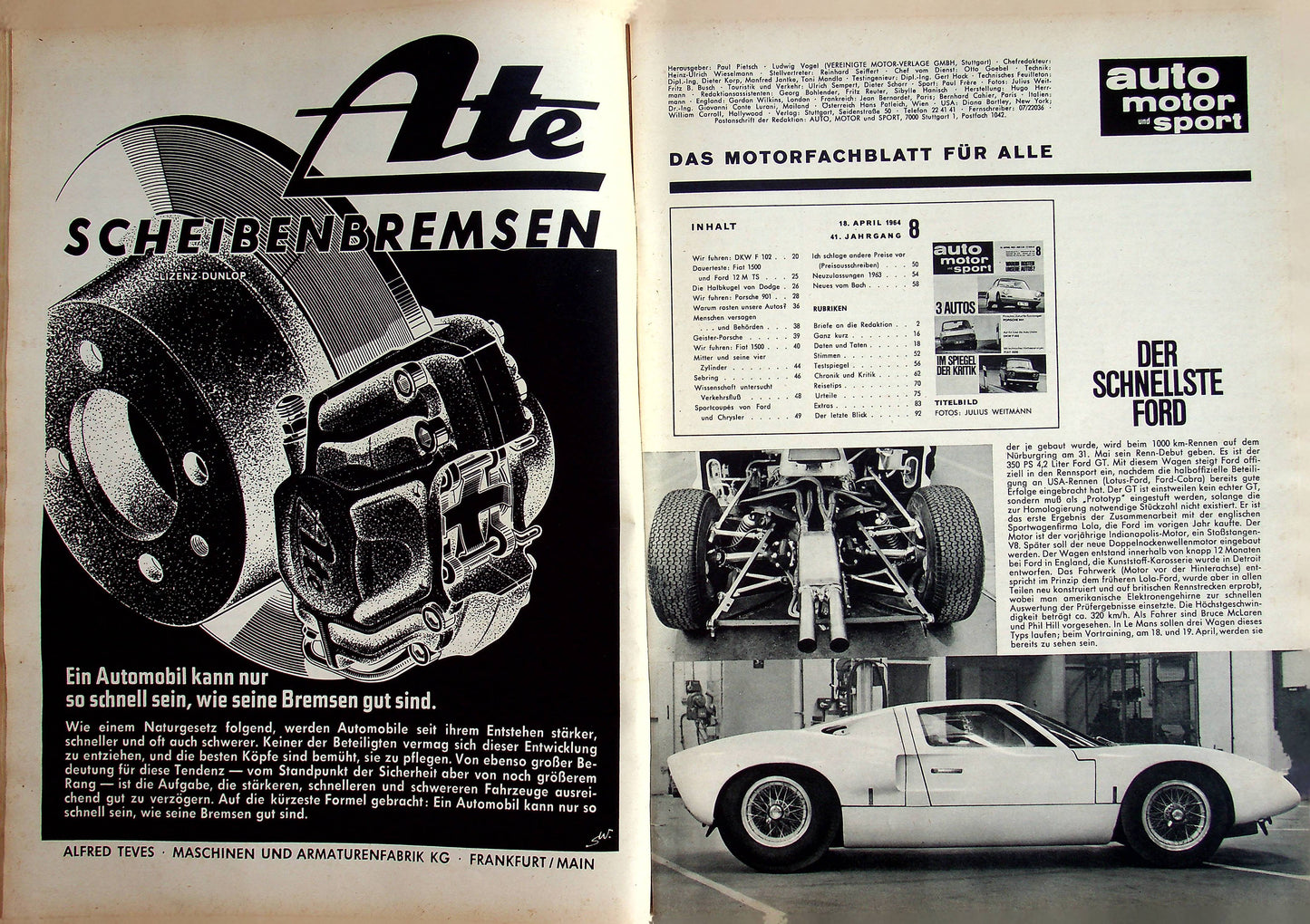 Auto Motor und Sport 08/1964