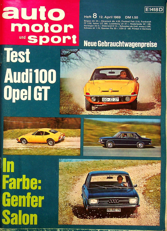 Auto Motor und Sport 08/1969