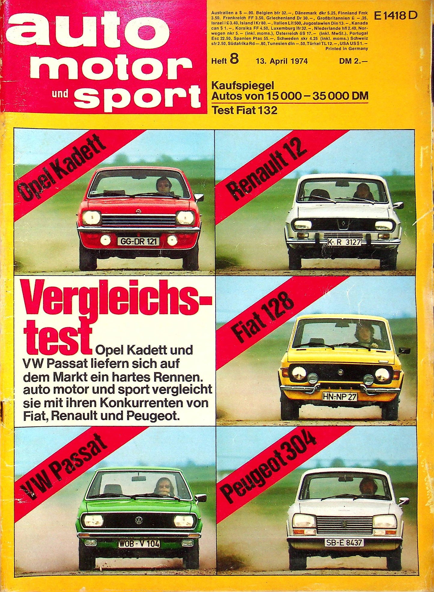 Auto Motor und Sport 08/1974