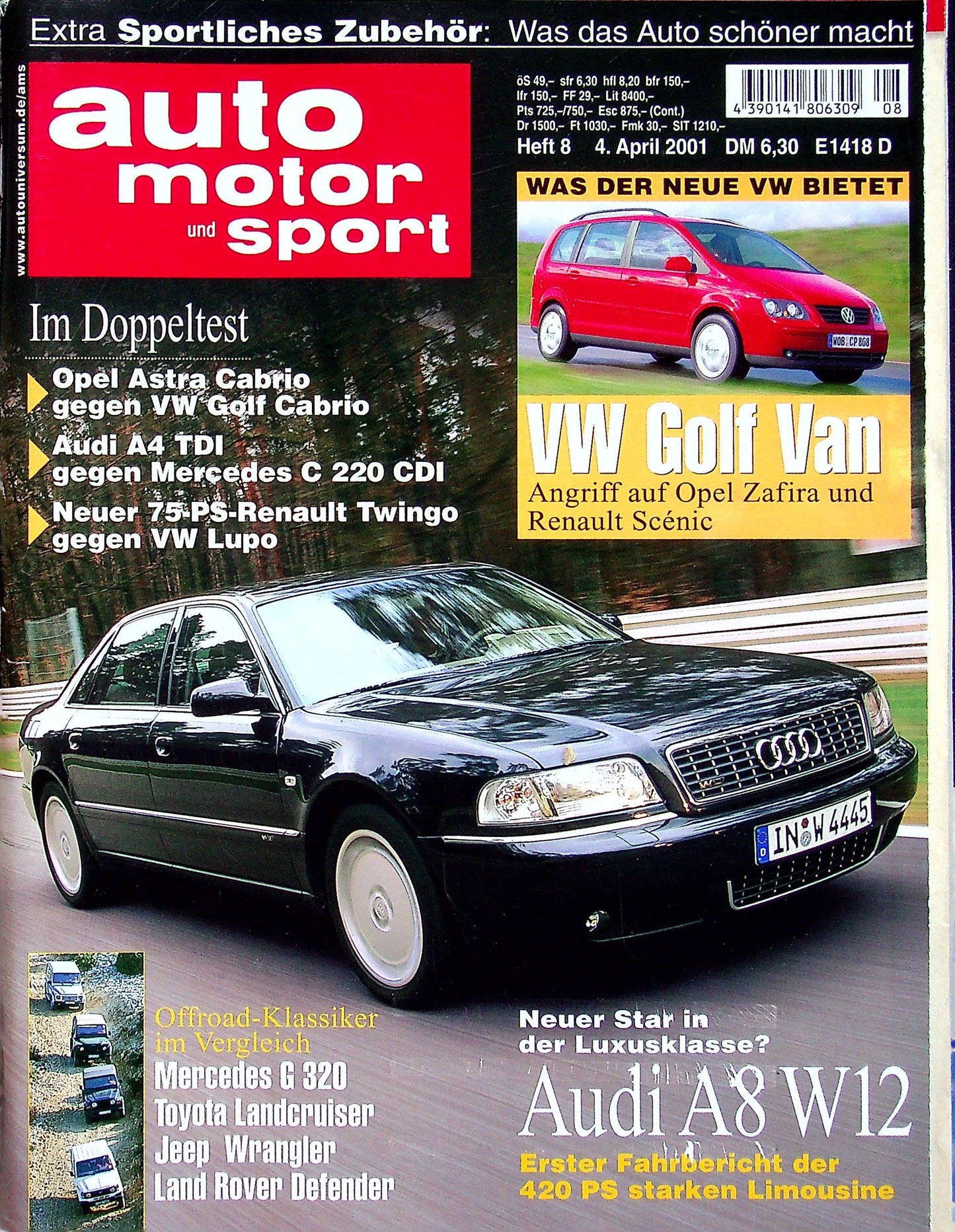 Auto Motor und Sport 08/2001