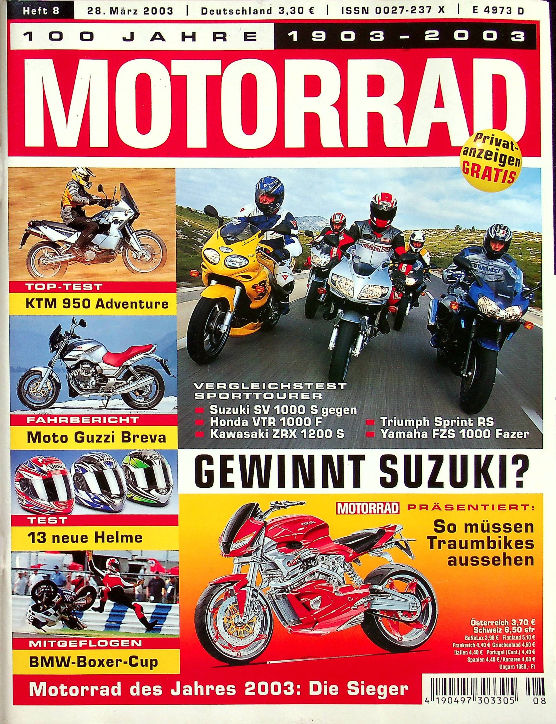 Motorrad 08/2003