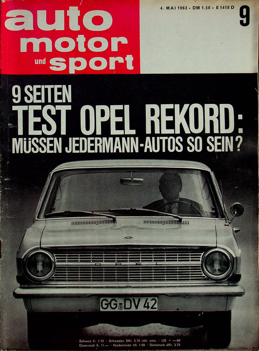 Auto Motor und Sport 09/1963
