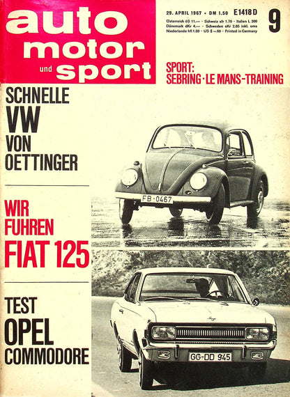 Auto Motor und Sport 09/1967