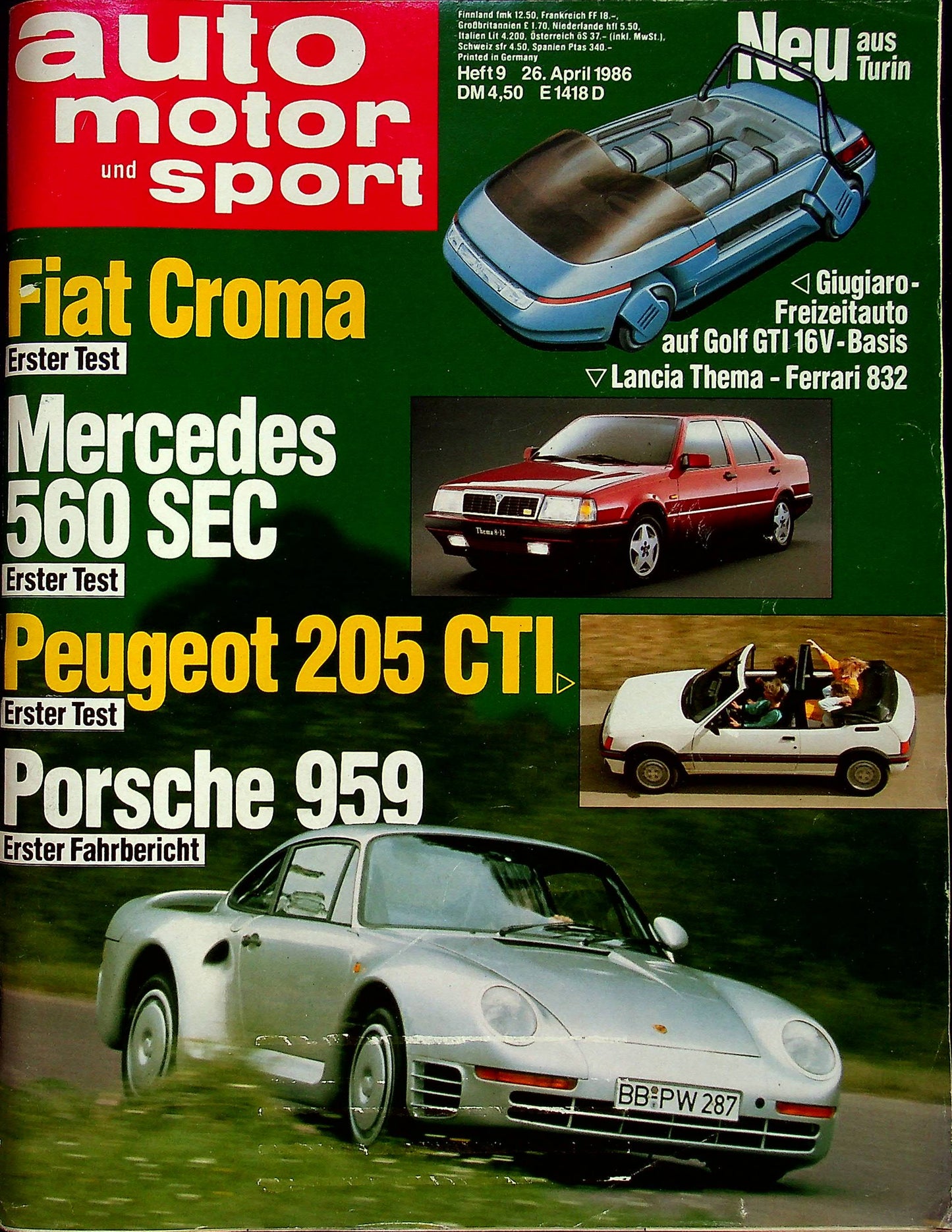 Auto Motor und Sport 09/1986
