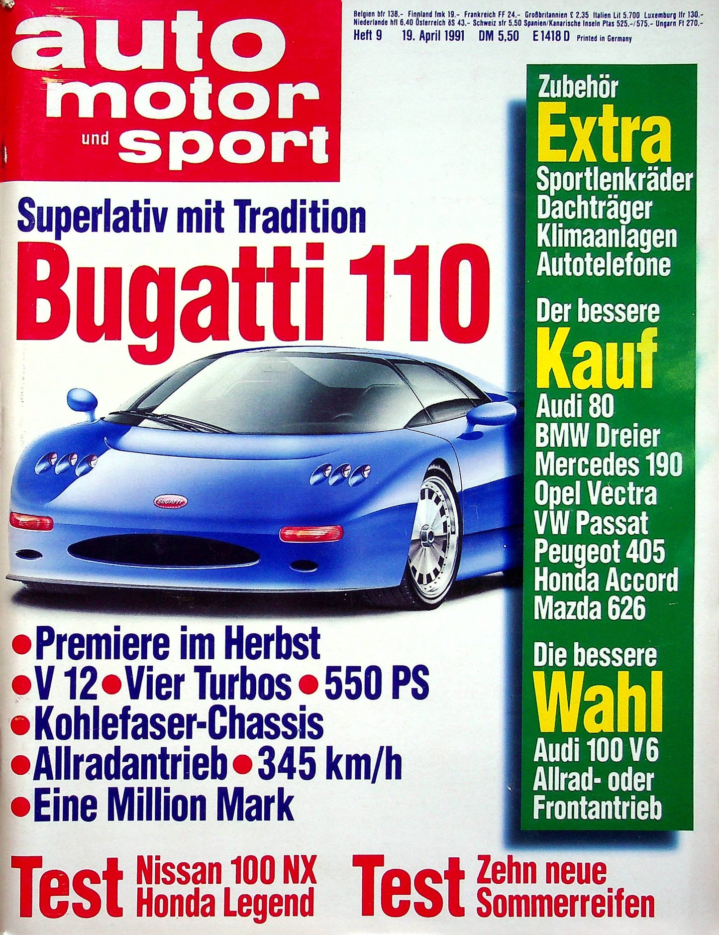 Auto Motor und Sport 09/1991