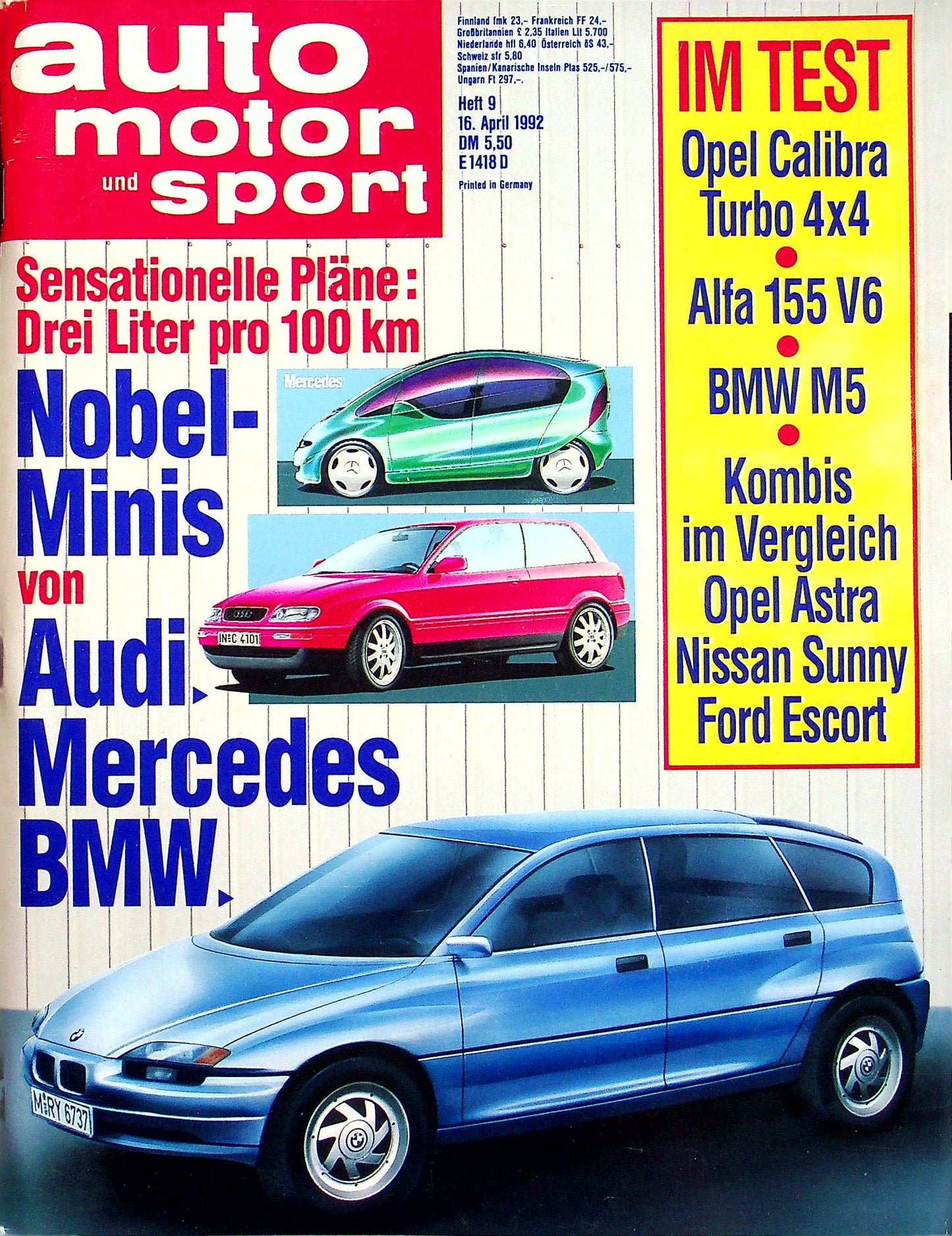 Auto Motor und Sport 09/1992