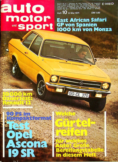Auto Motor und Sport 10/1971