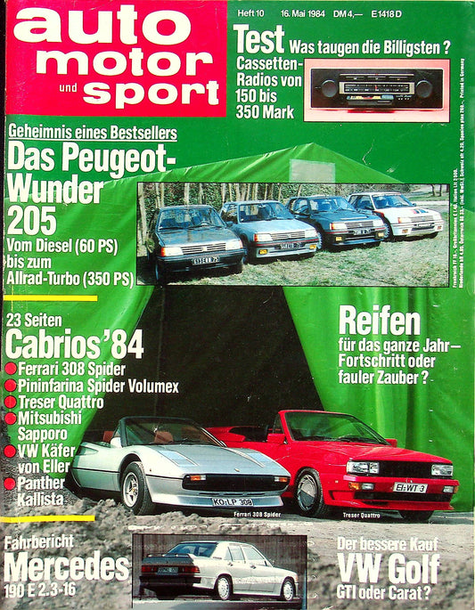 Auto Motor und Sport 10/1984
