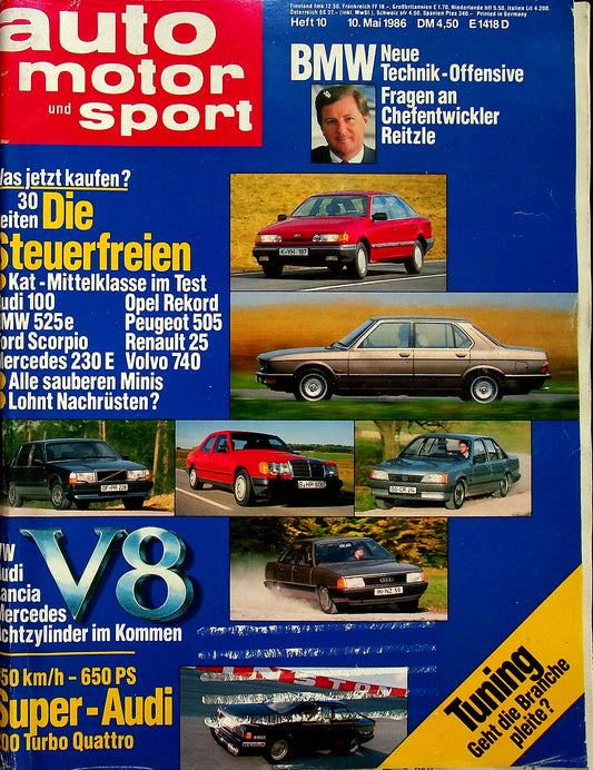 Auto Motor und Sport 10/1986
