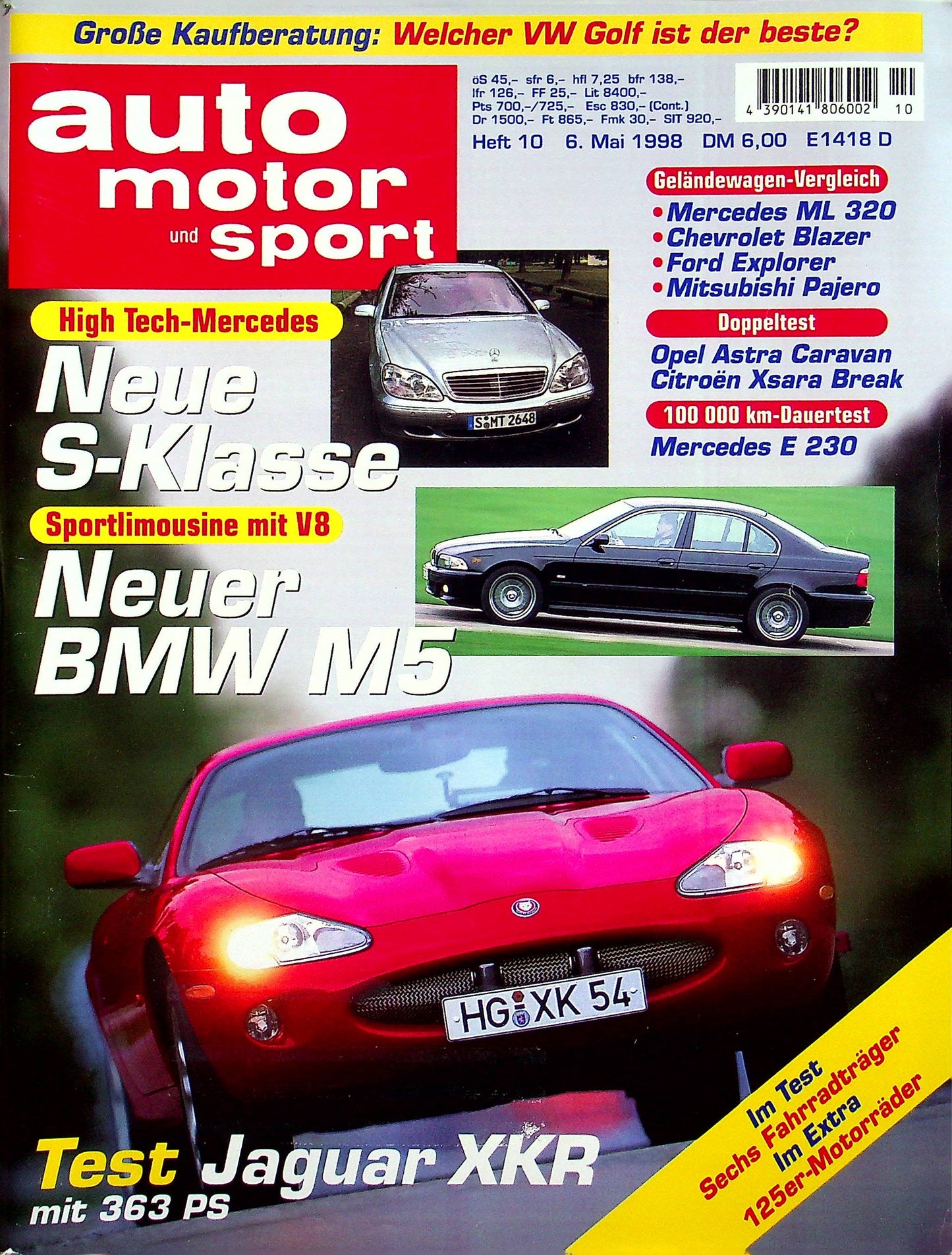 Auto Motor und Sport 10/1998
