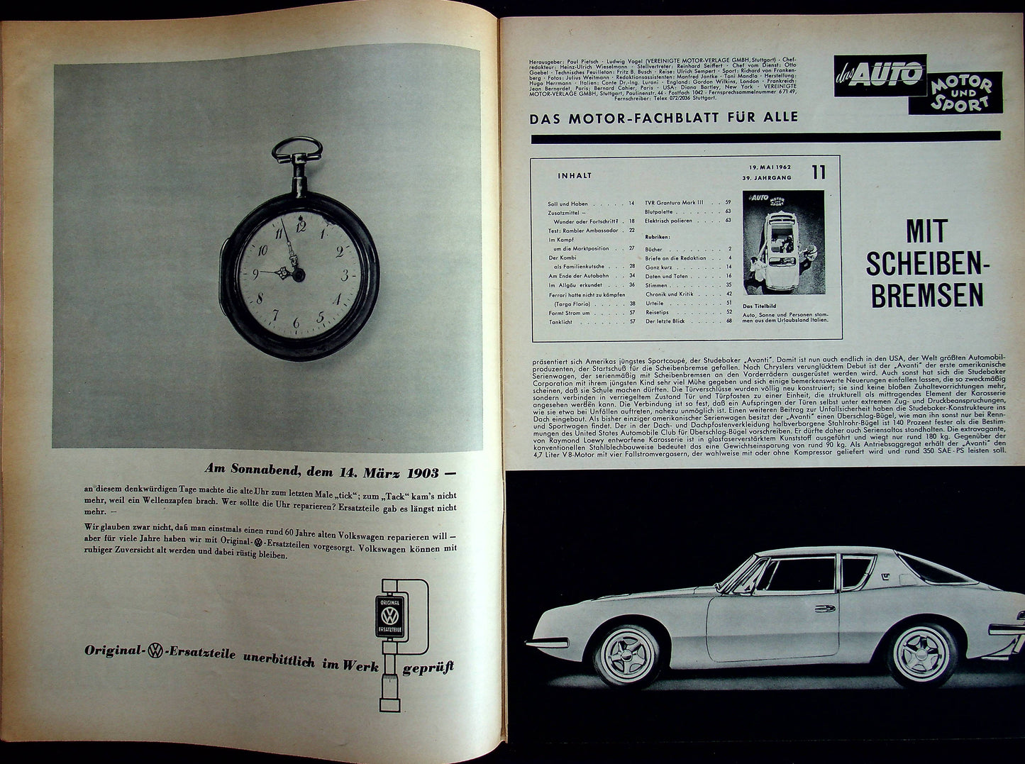 Auto Motor und Sport 11/1962