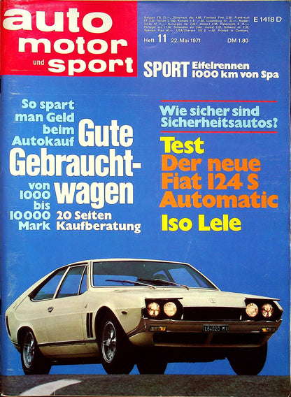 Auto Motor und Sport 11/1971