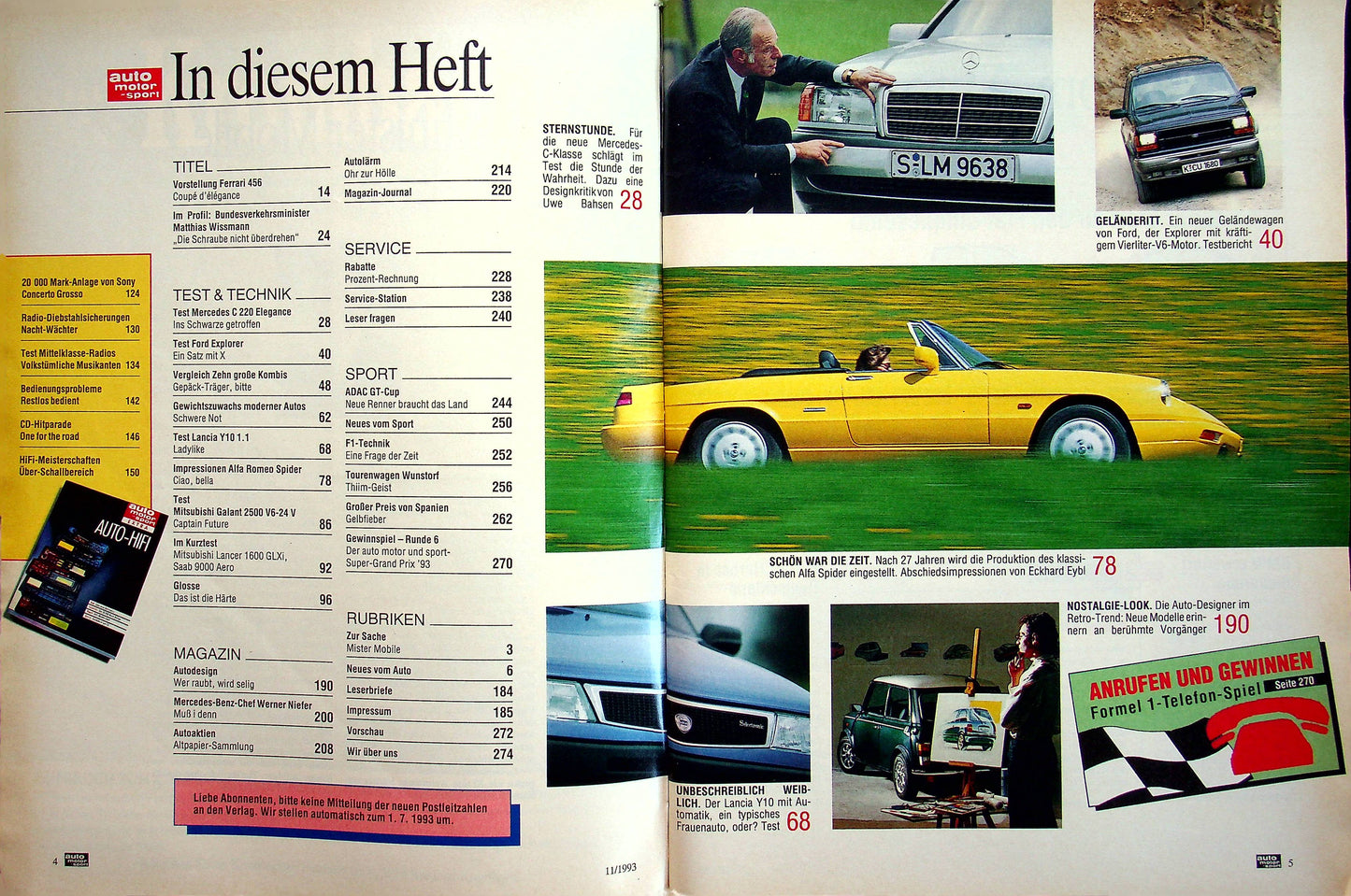 Auto Motor und Sport 11/1993