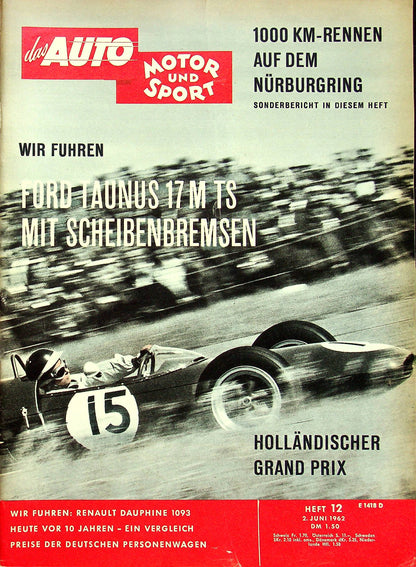 Auto Motor und Sport 12/1962