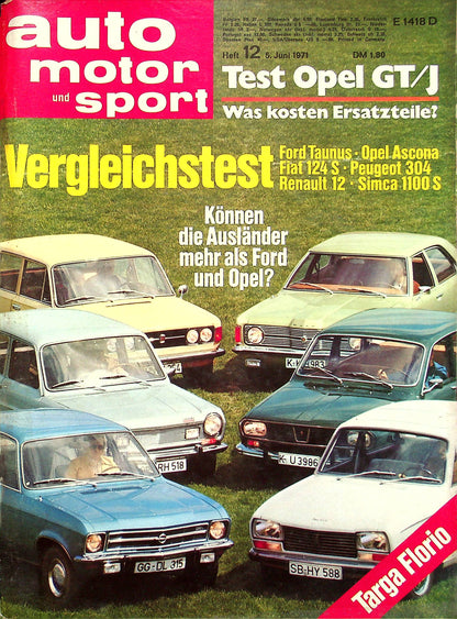 Auto Motor und Sport 12/1971