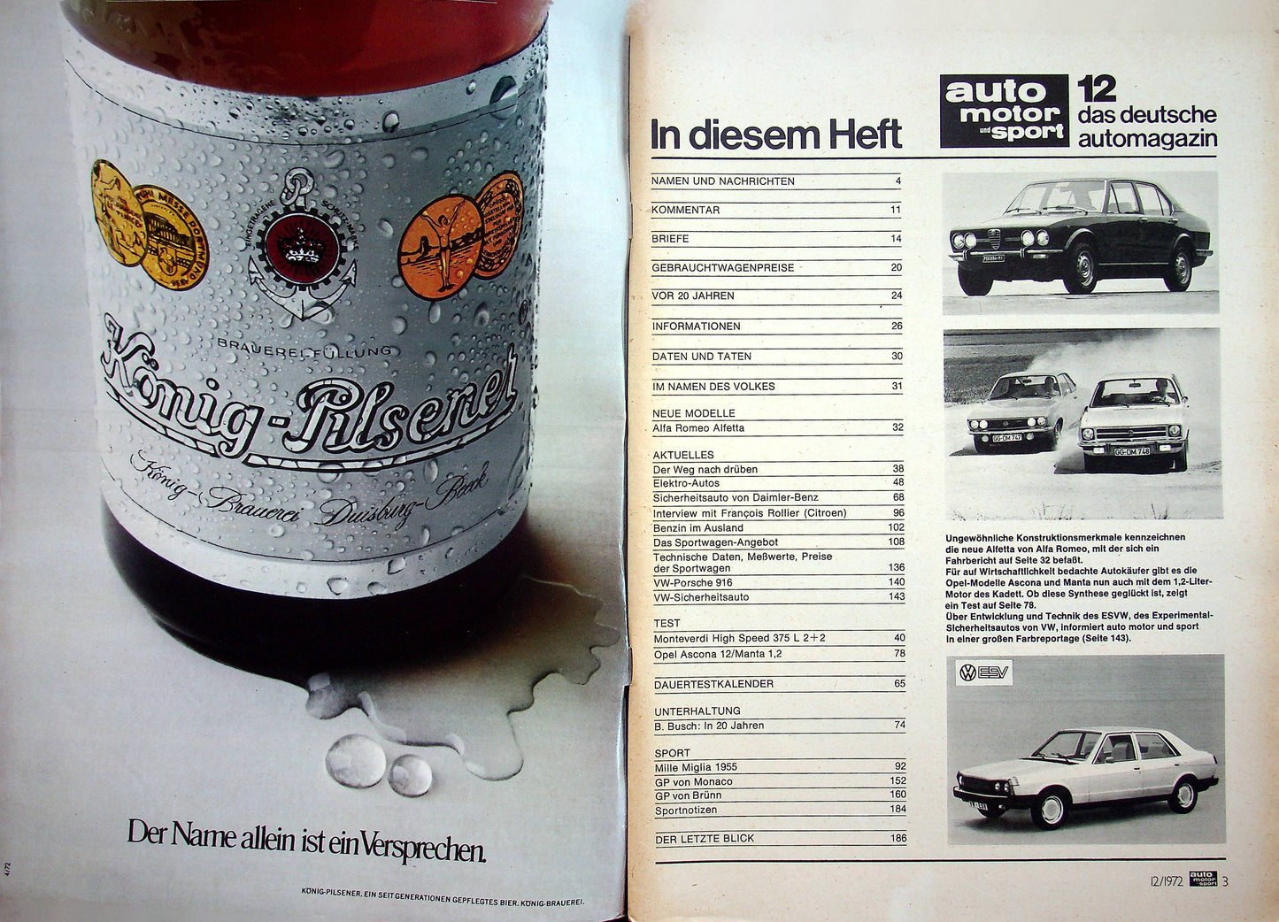 Auto Motor und Sport 12/1972