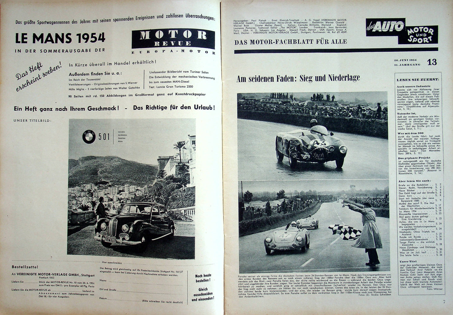 Auto Motor und Sport 13/1954