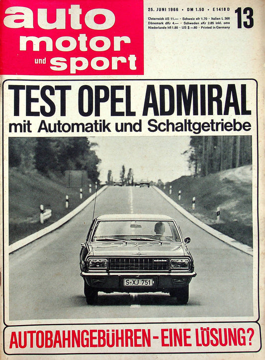 Auto Motor und Sport 13/1966