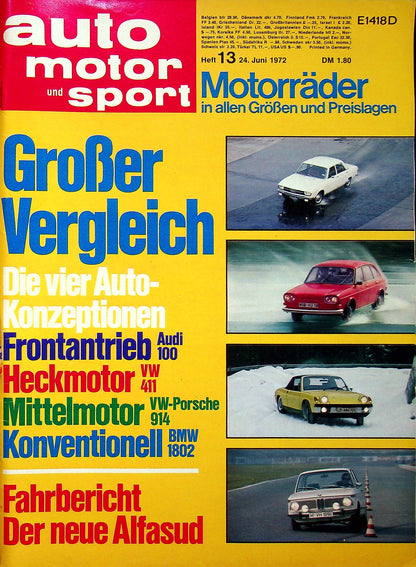 Auto Motor und Sport 13/1972