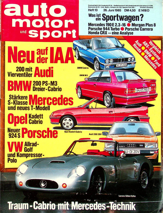 Auto Motor und Sport 13/1985