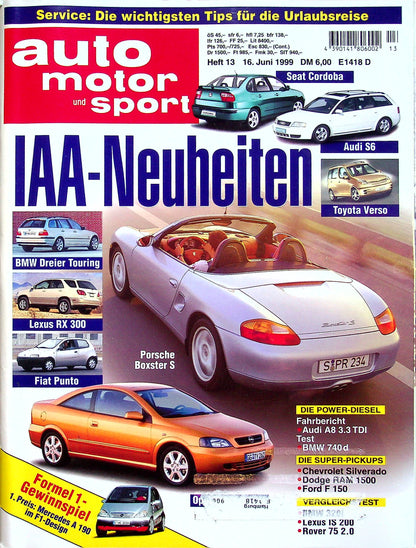 Auto Motor und Sport 13/1999