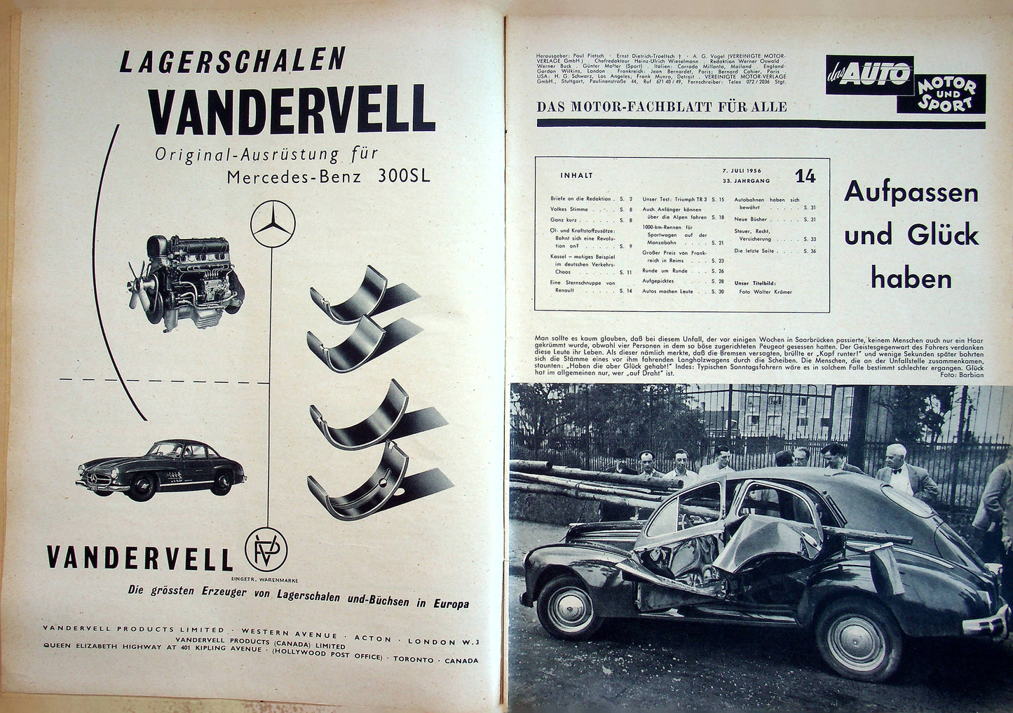Auto Motor und Sport 14/1956