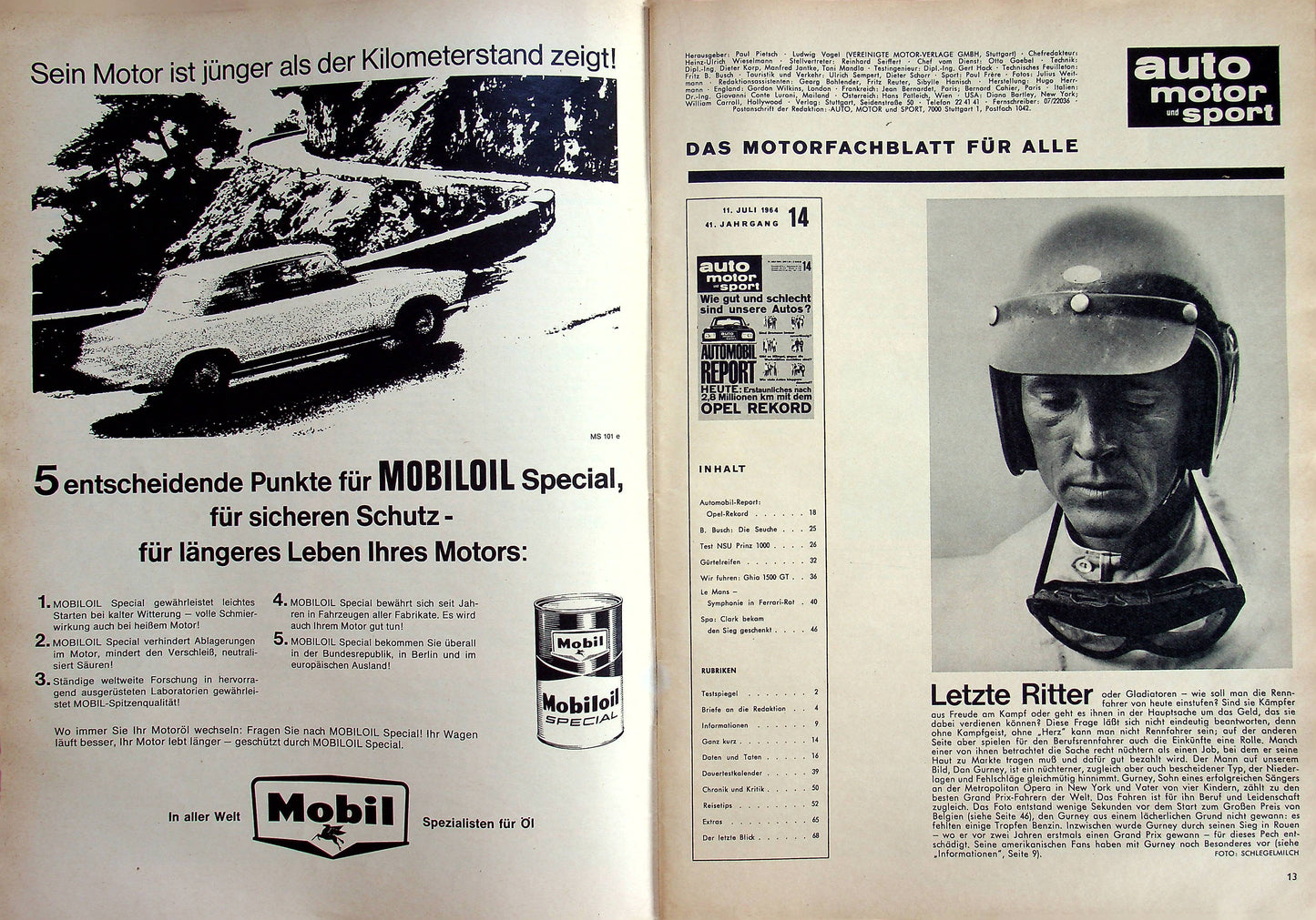 Auto Motor und Sport 14/1964