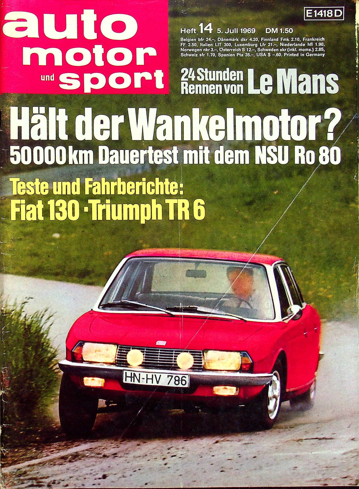 Auto Motor und Sport 14/1969